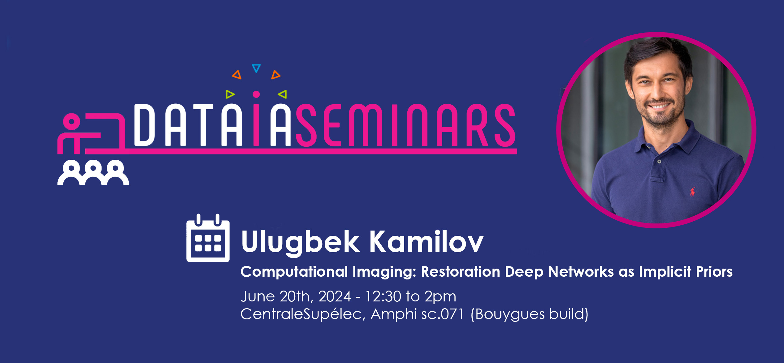 Séminaire DATAIA | Ulugbek Kamilov