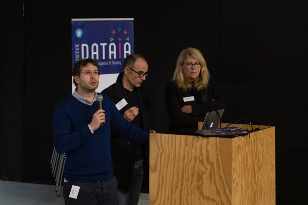 Serge Pajak, Fabrice Le Guel et Laurence Devillers présentent le projet de recherche « Bad Nudge - Bad robot? »