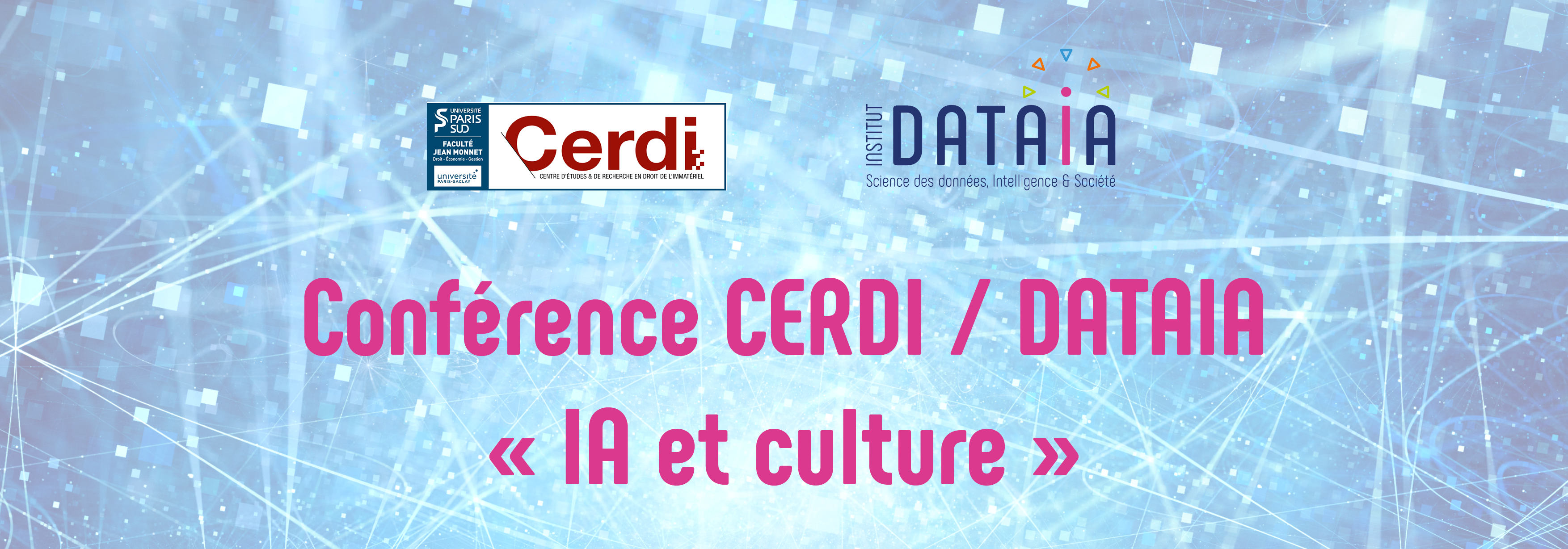 Conférence CERDI / DATAIA « IA et Culture»