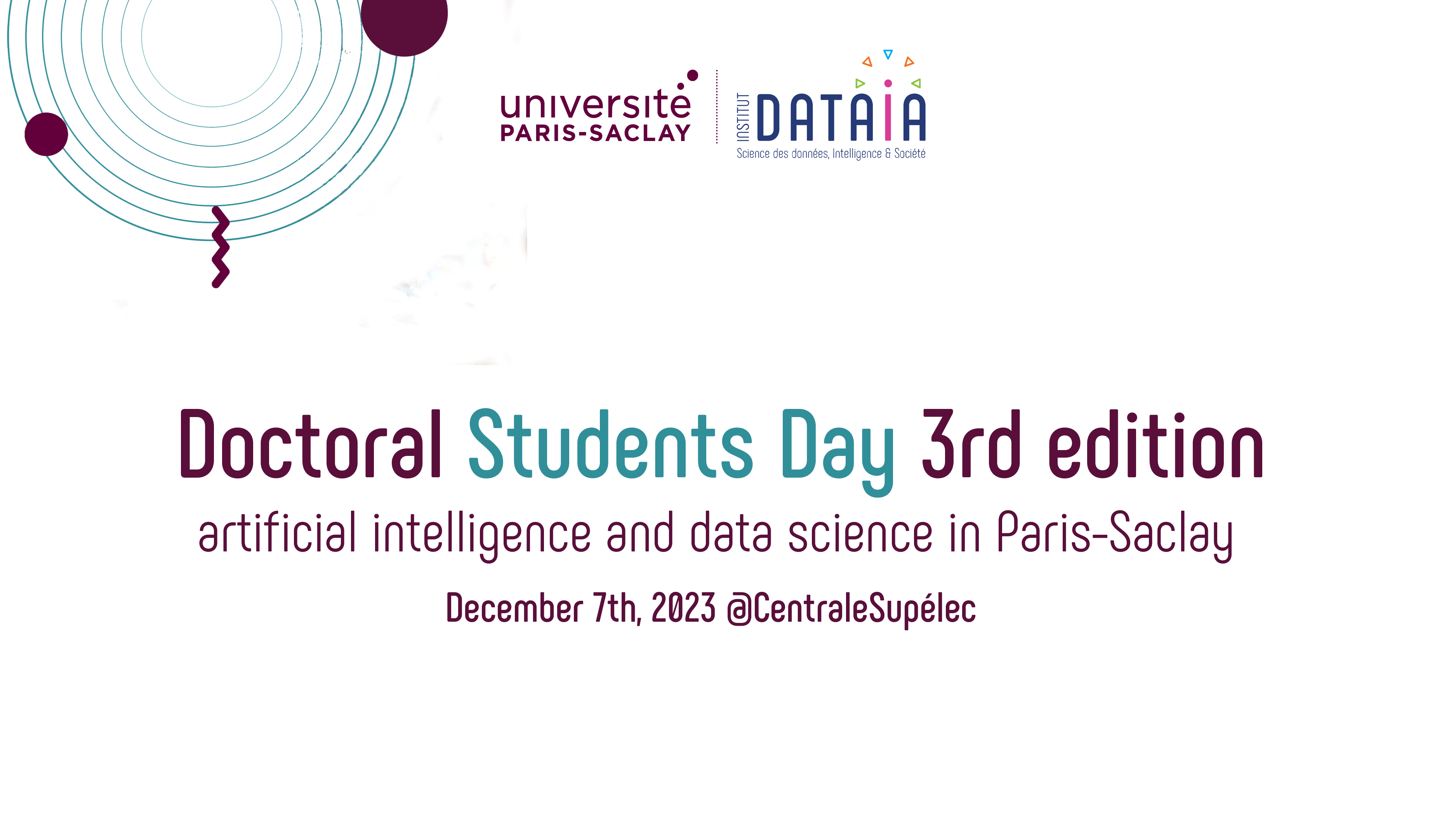 IA/data science Paris-Saclay students day - 3ème édition